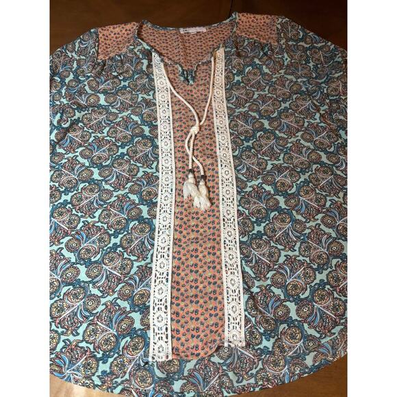 DR2 bohemian peasant top in excellent condition size medium - Picture 4 of 8